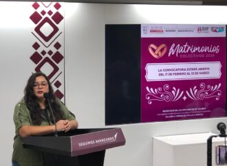 Anuncian jornada de bodas colectivas en Cajeme para fortalecer la certeza jurídica de las familias