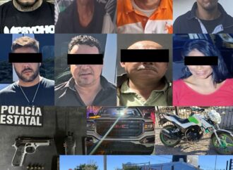 Detienen a 13 personas y aseguran droga, arma y vehículos robados en operativos en Sonora