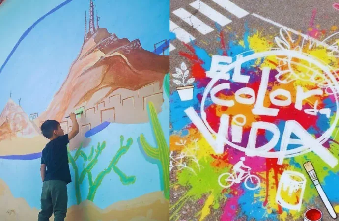 Arte comunitario embellece el Cerro de la Campana y fortalece identidad local