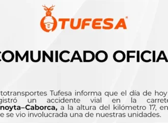 Autobús de la línea Tufesa sufre accidente en la carretera Sonoyta-Caborca
