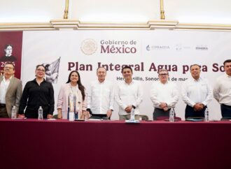 Anuncian inversión histórica de más de 11 mil 500 millones para garantizar agua en Sonora