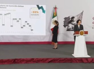 Baja 55% el promedio diario de homicidios dolosos en Sonora