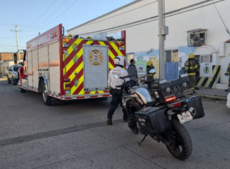 Olor a plástico quemado moviliza a bomberos en guardería del Centro de Hermosillo