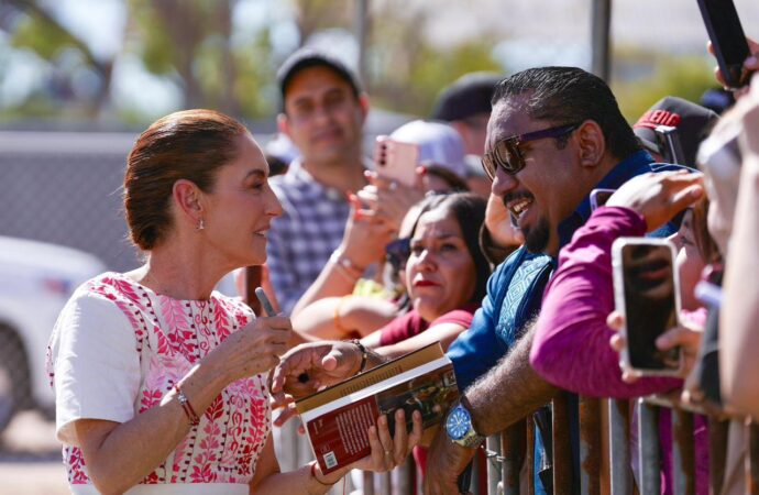 Sheinbaum cierra gira por Sinaloa y Baja California Sur con anuncios en seguridad, salud y agua