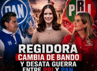 Regidora cambia de bando y desata guerra entre PRI y PAN