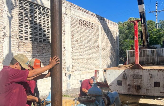 Avanzan trabajos de mantenimiento y reposición de equipos en pozos en Cajeme