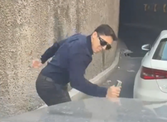 Conductor choca y golpea vehículo de mujer tras incidente vial en Cuajimalpa