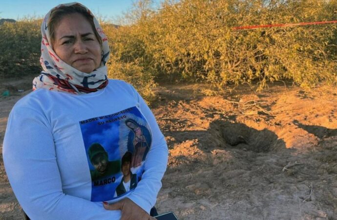 Líder de Madres Buscadoras anuncia que encontró a uno de sus dos hijos desaparecidos