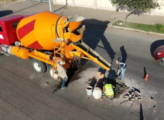 Reabren circulación en crucero de calle Norman E. Borlaug y Blvd. Ramírez en Cajeme