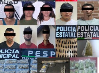Incauta Policía Estatal más de 700 dosis de droga y detiene a 26 personas en operativos del fin de semana