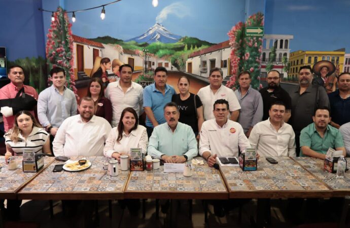 Lamarque se reúne con empresarios del centro de Hermosillo y gestionará diálogo con el Estado