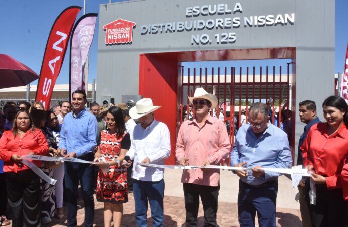 Inaugura Fundación Nissan escuela “Nueva Creación” en Navojoa