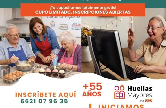 DIF Hermosillo ofrece cursos gratuitos de computación, bisutería y repostería para mayores de 55 años
