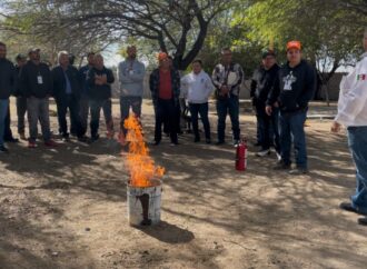 Capacitan a operadores de transporte en prevención y combate de incendios