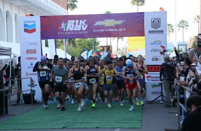 Vive Navojoa arrasador Medio Maratón 21K NAV 2026