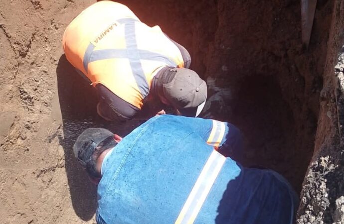 Vecinos del norte tendrán agua a partir de hoy al concluir trabajos de reparación