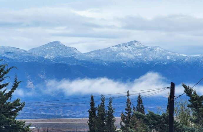 Sierra de Cananea amanece nevada; se registran 24 mm de precipitación