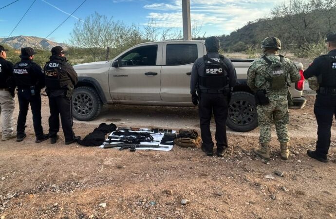 Operativo fronterizo de la Policía Estatal rinde resultados para la seguridad en Sonora