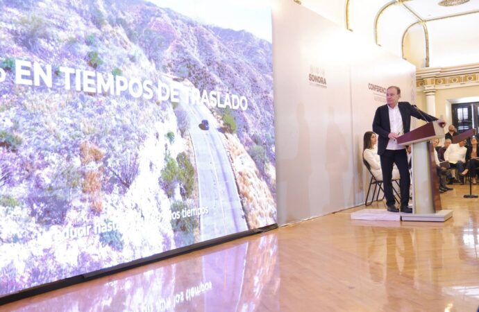 Durazo anuncia inversión histórica de más de 10 mil millones para modernizar carreteras en Sonora