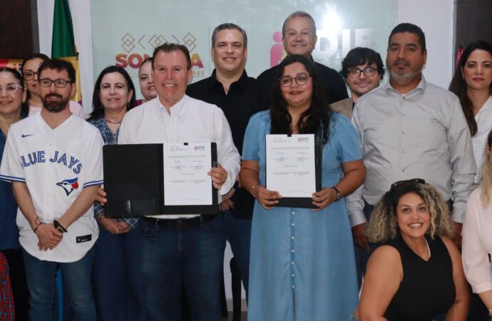 Gobierno de Sonora impulsa delfinoterapias para niñas y niños con discapacidad mediante convenio