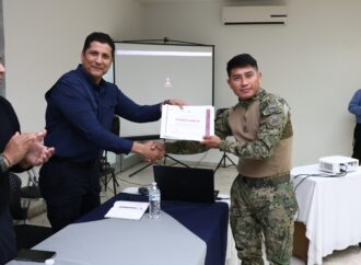 Cajeme capacita a elementos de Marina de Mazatlán en técnicas de motopatrullaje