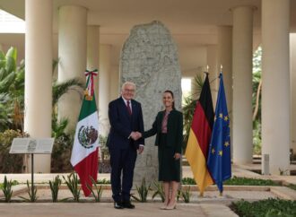 Sheinbaum recibe en Cancún al presidente de Alemania para fortalecer la relación bilateral