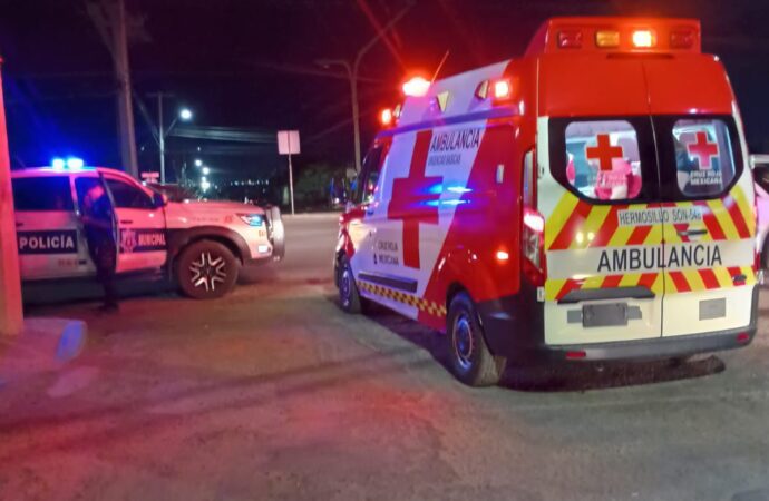 Amenaza con botella a su hijastra y es detenido en el poblado Miguel Alemán