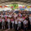 Durazo entrega becas a estudiantes de Miguel Alemán y supervisa ampliación de plantel educativo
