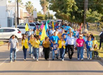 Navojoa reafirma compromiso con la inclusión en caminata por el Síndrome de Down y el Autismo
