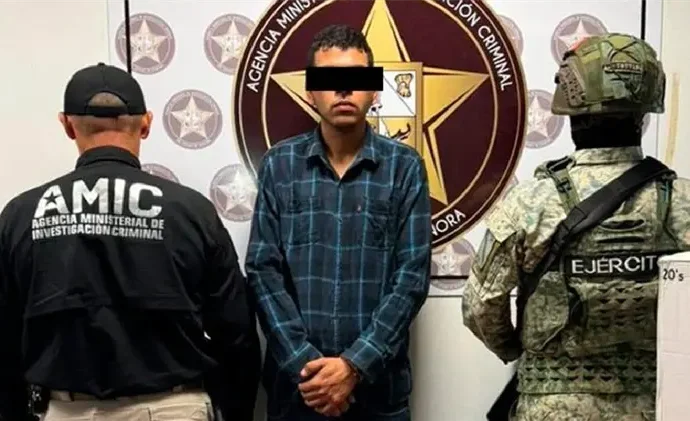 Detienen en Cajeme a joven acusado de intentar matar a un hombre de 18 años