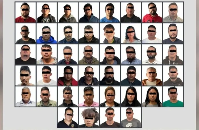 Detienen a 44 personas que se hacían pasar por agentes de la Fiscalía en Edomex para extorsionar conductores