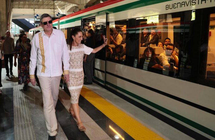Sheinbaum inaugura tren Buenavista-AIFA: conectará CDMX en menos de una hora