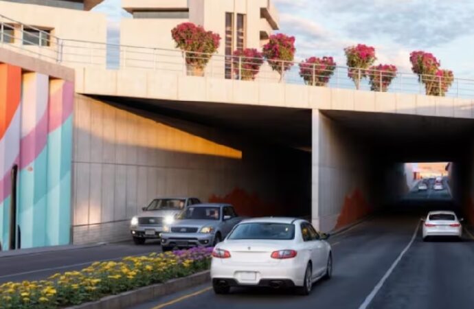 Inician este 19 de abril trabajos de mural en el paso a desnivel Colosio y Solidaridad en Hermosillo