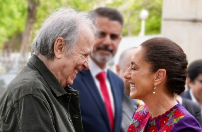 Serrat respalda a Sheinbaum en Barcelona y califica de “fantástico” su trabajo