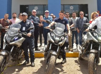 Navojoa refuerza seguridad con 15 nuevas moto patrullas