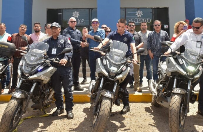 Navojoa refuerza seguridad con 15 nuevas moto patrullas