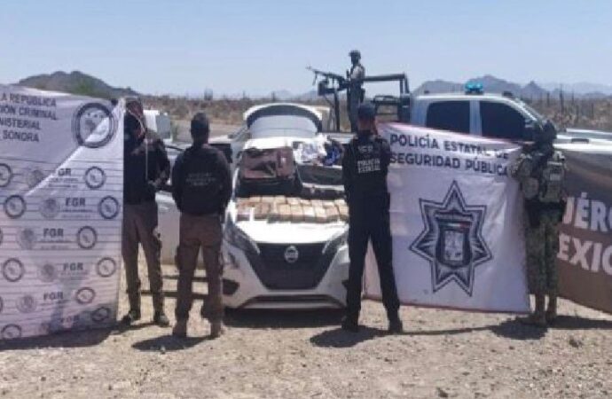 Aseguran más de 109 mil dosis de droga y detienen a 136 personas en operativos en Sonora