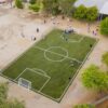 Toño Astiazarán inaugura cancha escolar con apoyo de gobierno y comunidad