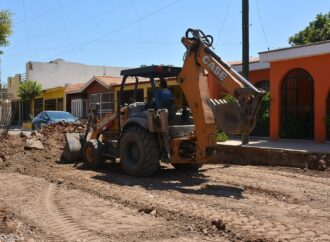 Avanzan obras hidrosanitarias en el Sur de Cajeme