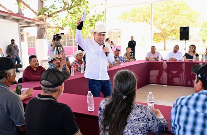 Gobernador Durazo respalda al Fuerte Mayo y asegura agua para el campo