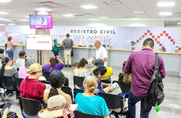 Se retoman las actividades del Registro Civil este lunes