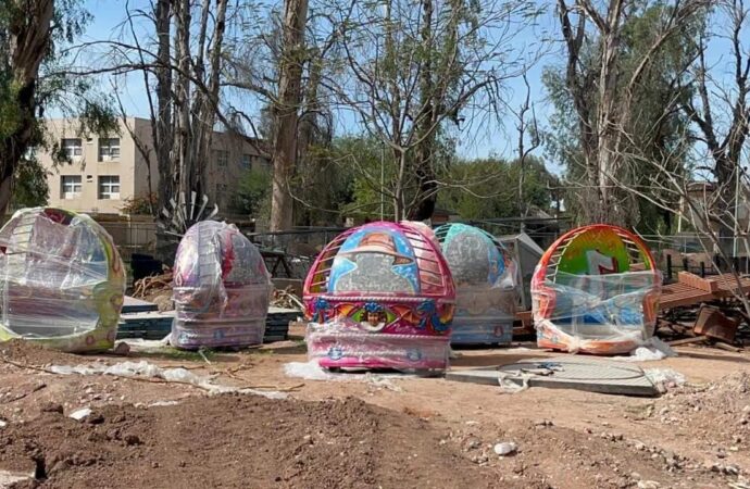 Alcalde Javier Lamarque presionará para acelerar obras del parque y tenerlo listo para el Día del Niño