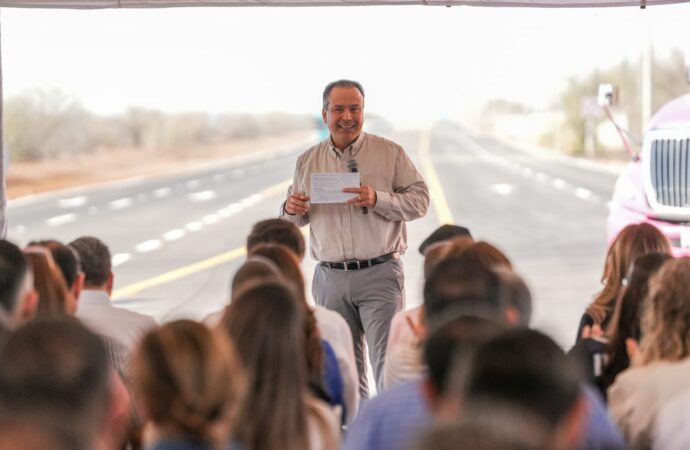 Astiazarán inaugura primera etapa del Libramiento Norponiente para desviar tráfico pesado en Hermosillo