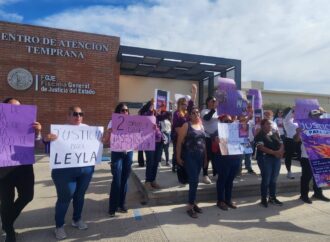 Se manifiestan en San Luis Río Colorado por caso de Leyla Montserrat; exigen justicia