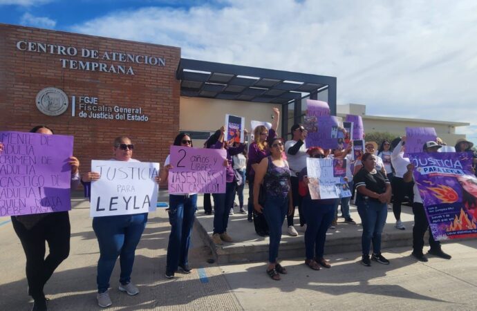 Se manifiestan en San Luis Río Colorado por caso de Leyla Montserrat; exigen justicia