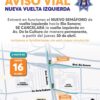 Entrará en operación vuelta izquierda anticipada en calle Rosales este jueves 16 de abril