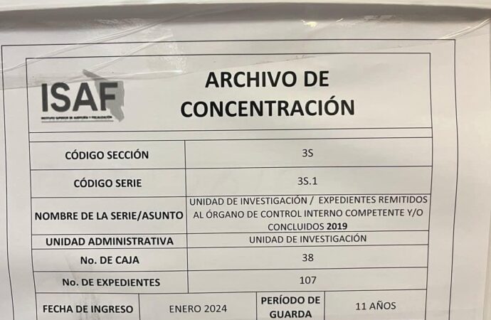 Comienzan las auditorías por parte del ISAF a gobierno estatal y ayuntamientos