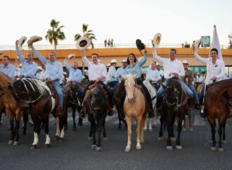 Ramón Flores participa junto a liderazgos del Gobierno de Sonora en la manifestación de la ExpoGan 2026