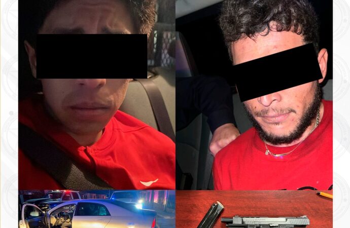 Balacera en Magdalena: caen dos con arma, droga y auto robado