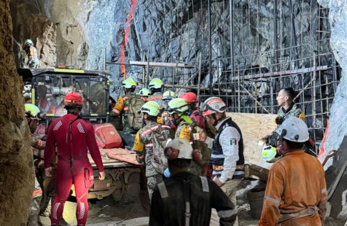 A más de dos semanas del colapso en mina de Sinaloa, continúa la búsqueda de trabajador atrapado